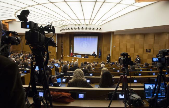 Conferenza stampa di fine anno del Presidente Gentiloni