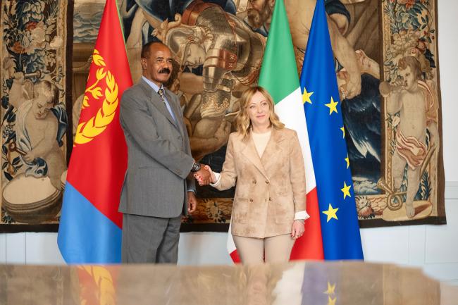 Incontro bilaterale con il Presidente dell’Eritrea