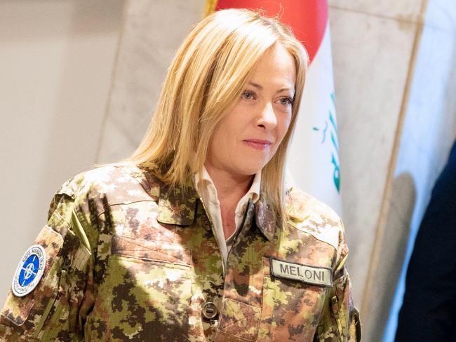 Il Presidente Meloni presso la Base militare Union 3 in Iraq