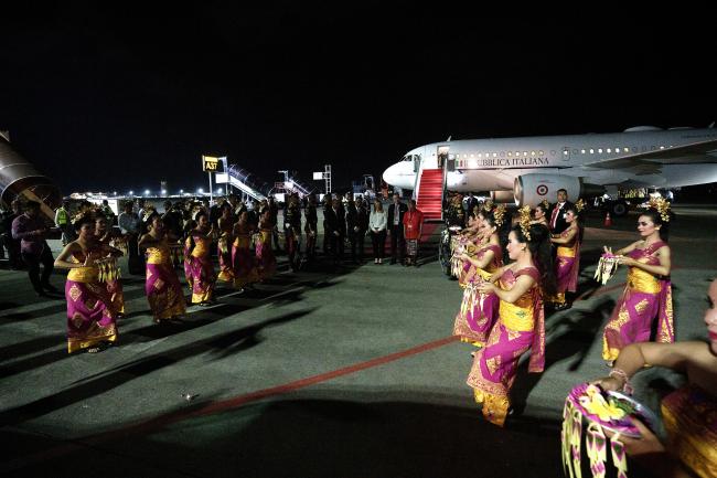 Bali, il Presidente Meloni al Vertice G20: l'arrivo
