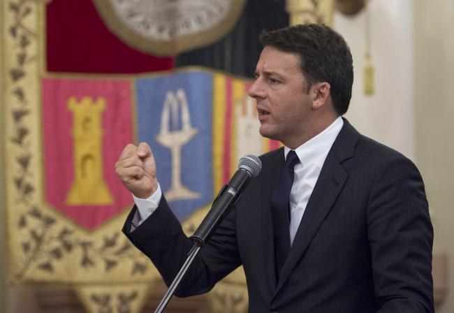 Renzi a Sassari per la firma del Patto per il Sud con la Sardegna