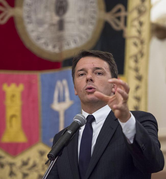 Renzi a Sassari per la firma del Patto per il Sud con la Sardegna