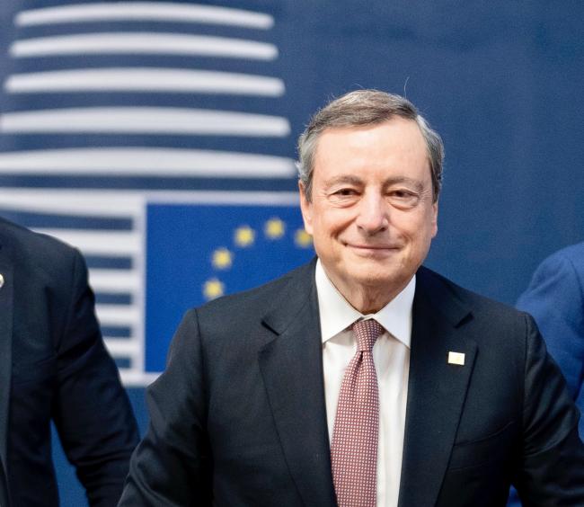PM Draghi attends special meeting of the European Council: day 2