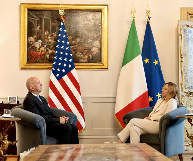 Meeting with the United States Ambassador to Italy