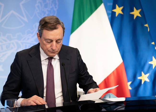 PM Draghi attends Summit for Democracy video conference