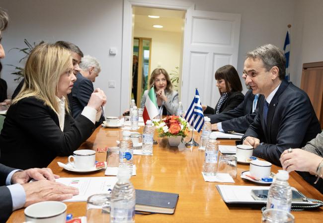 Meeting with Prime Minister Mitsotakis of the Hellenic Republic