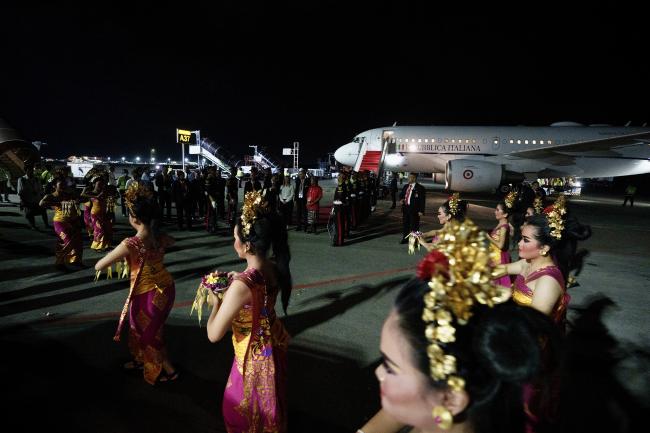 Bali, il Presidente Meloni al Vertice G20: l'arrivo