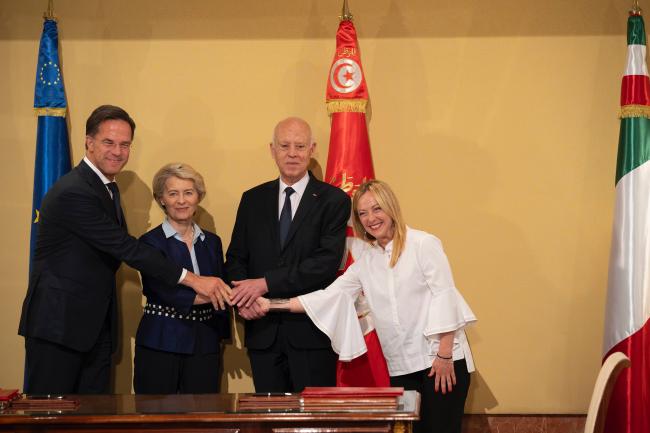 Cerimonia di firma del Memorandum of Understanding Ue-Tunisia