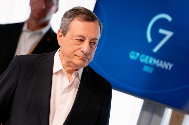 PM Draghi attends the second day of the G7 Summit