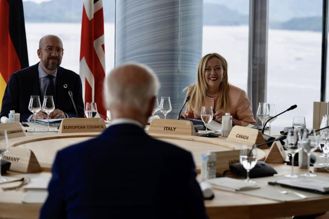 Pranzo di lavoro dei leader G7