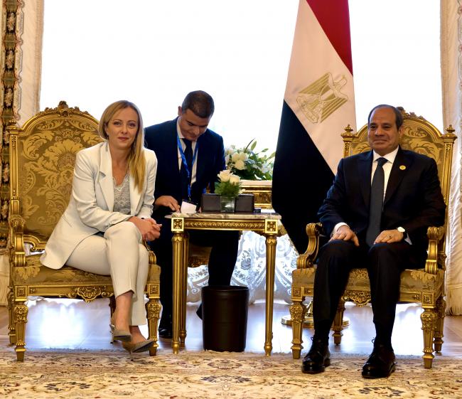 Incontro bilaterale con il Presidente della Repubblica Araba d’Egitto Al-Sisi