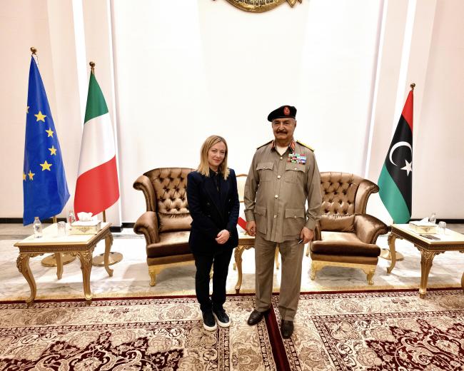 Incontro con il Maresciallo Khalifa Haftar