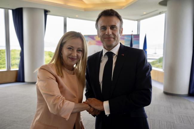 Incontro bilaterale con il Presidente Macron