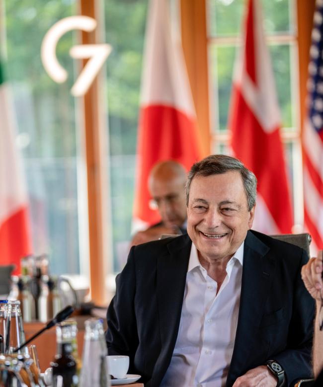 Il Presidente Draghi partecipa ai lavori del Vertice G7