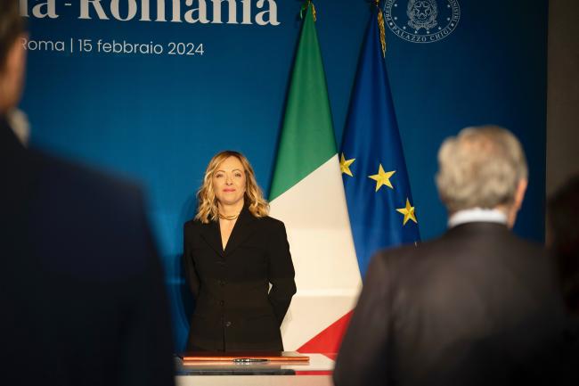 Vertice intergovernativo Italia-Romania, cerimonia di Firma di Accordi