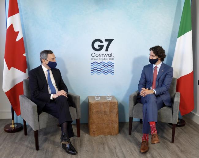 Incontro bilaterale con il Primo Ministro del Canada