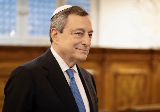 PM Draghi visits the Italian Temple in Jerusalem