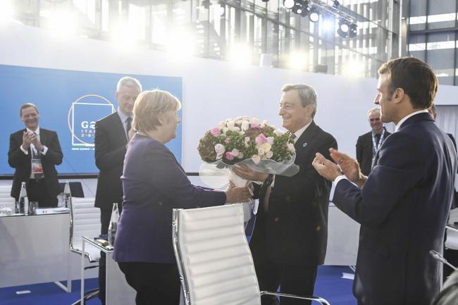 G20 Rome Summit, tribute to Chancellor Angela Merkel
