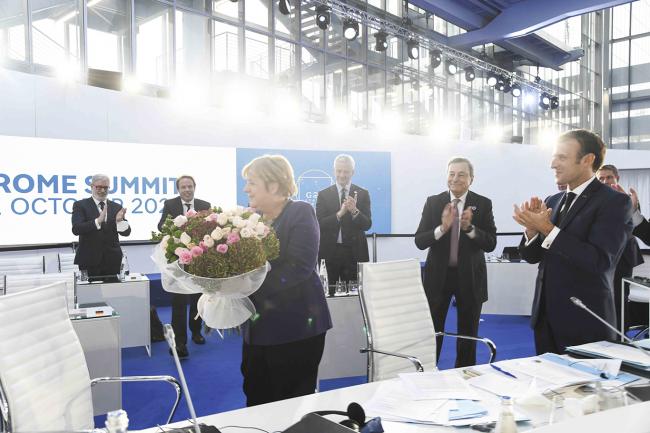 G20 Rome Summit, l'omaggio alla Cancelliera Merkel