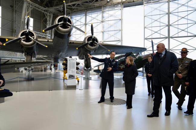 President Meloni visits Italian Air Force Museum in Vigna di Valle
