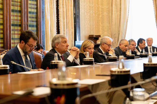 Riforme istituzionali, confronto del Presidente Meloni con le opposizioni