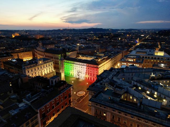 Republic Day: Palazzo Chigi lit up with Italian tricolour