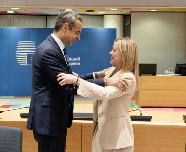 Il Presidente Meloni al Consiglio europeo