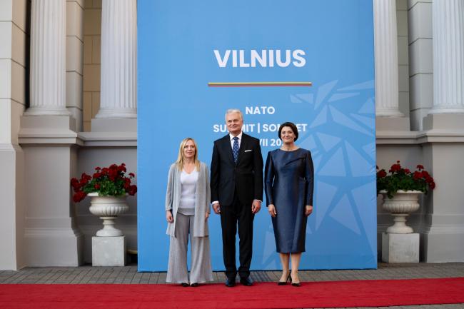 Accoglienza del Presidente della Repubblica lituana