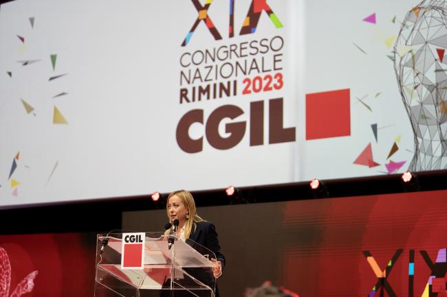 Il Presidente Meloni al XIX Congresso nazionale della CGIL