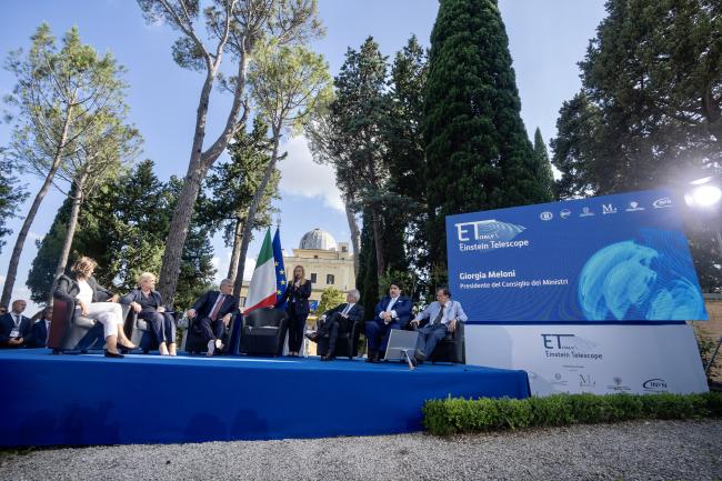 President Meloni at the presentation of Italy’s candidacy to host the Einstein Telescope