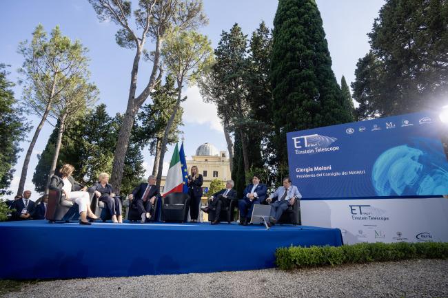 Il Presidente Meloni alla presentazione della candidatura italiana per Einstein Telescope