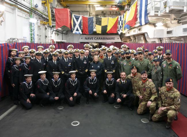 Visit to the Italian Navy ship ‘Carabiniere’