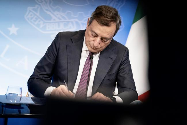 Il Presidente Draghi partecipa in videoconferenza al “Summit for democracy"
