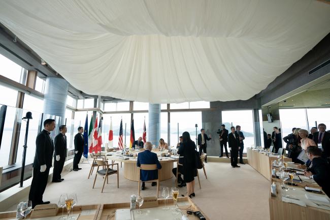 Pranzo di lavoro dei leader G7