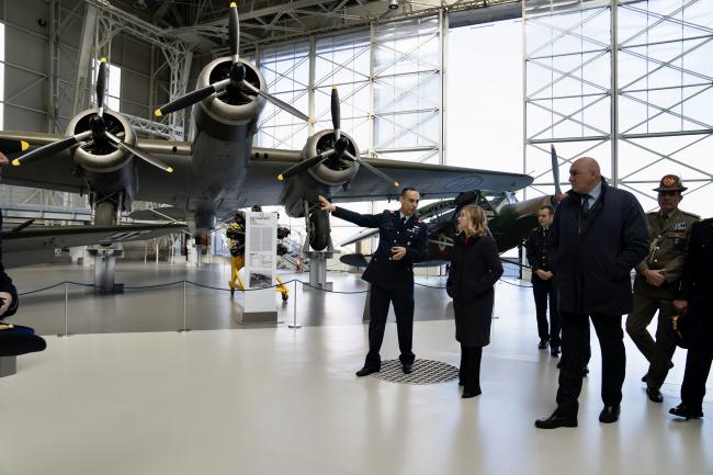 President Meloni visits Italian Air Force Museum in Vigna di Valle