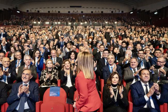 President Meloni at the 2022 Confartigianato - Imprese National Meeting