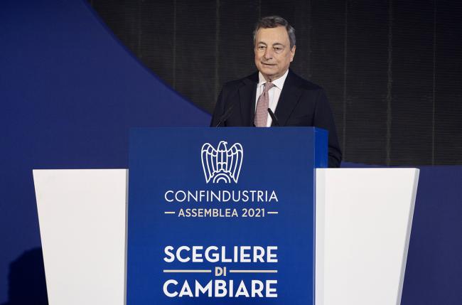 Draghi all'Assemblea di Confindustria