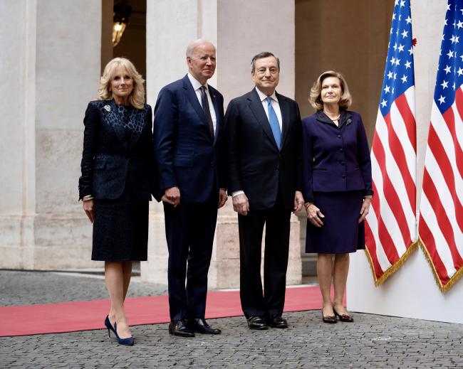 G20, il Presidente Draghi incontra il Presidente degli Stati Uniti d’America Biden