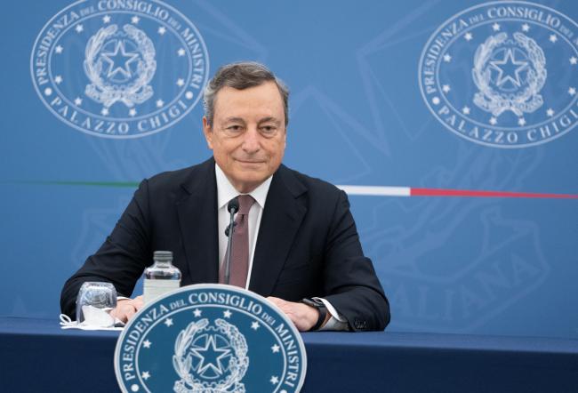Conferenza stampa del Presidente Draghi