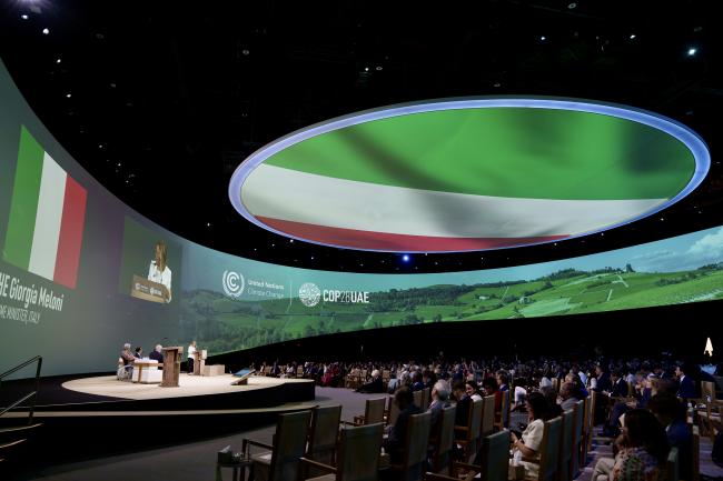COP28, il Presidente Meloni al Leaders’ Event