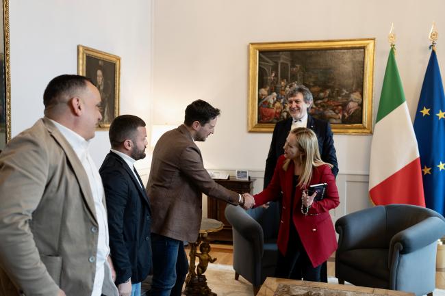 Meeting with relatives of victims of the Rigopiano tragedy