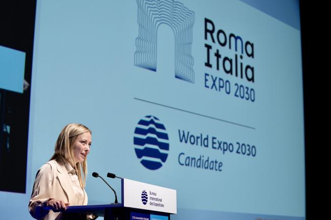 Presentazione della candidatura di Roma all'Expo 2030