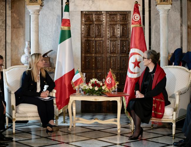President Meloni meets with the Prime Minister of the Republic of Tunisia, Najla Bouden