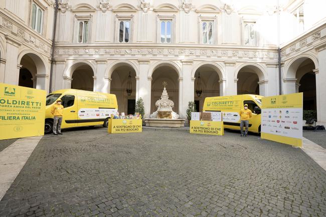 “A sostegno di chi ha più bisogno”, l'iniziativa di solidarietà alimentare presentata a Palazzo Chigi