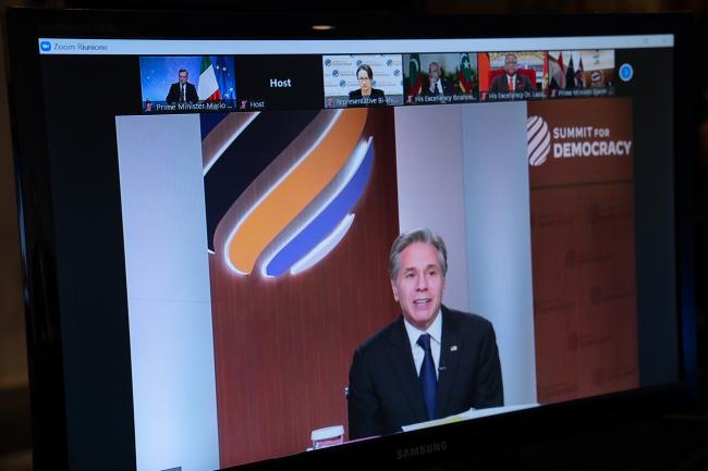 PM Draghi attends Summit for Democracy video conference