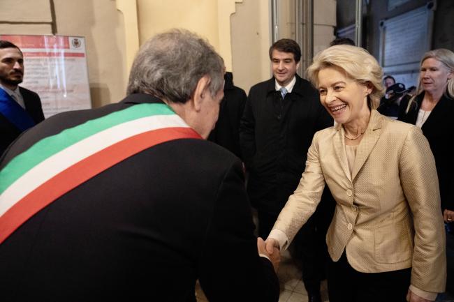 Meeting with the President of the European Commission in Forlì