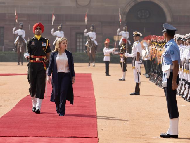 Il Presidente Meloni in visita a Nuova Delhi
