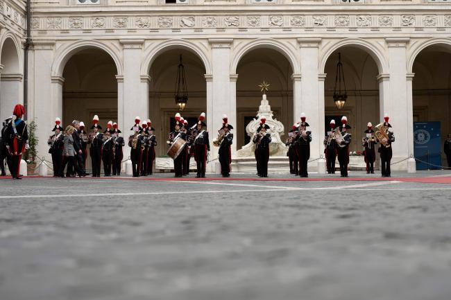 President Meloni welcomes Prime Minister Golob to Palazzo Chigi