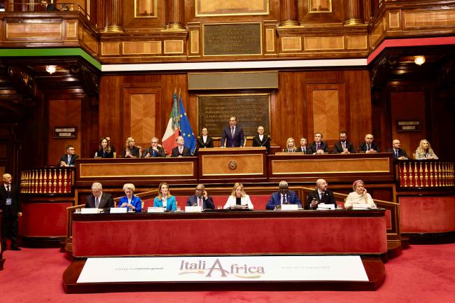Vertice Italia-Africa, le sessioni di lavoro