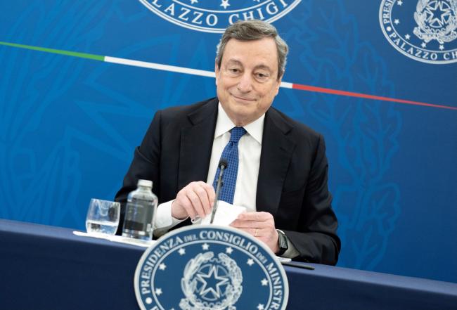 Conferenza stampa Draghi - Speranza
